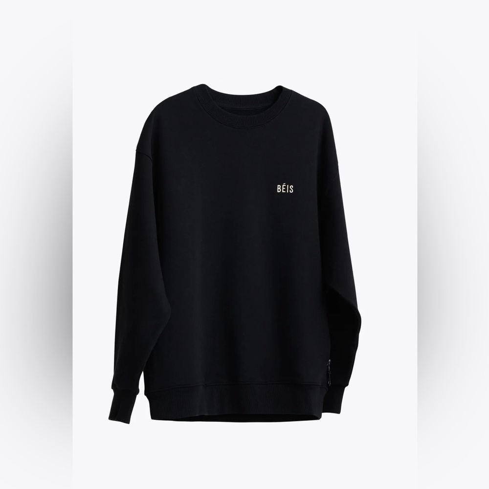 BÉIS- The Sweatshirt in Black , Size Large NWOT - Picture 7 of 9